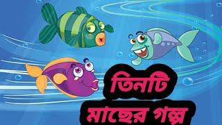 Bangla cartoon।। তিনটি মাছের গল্প।। বাংলা কার্টুন।।Rupkotha cartton।।Thakumarjuli cartton।।