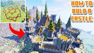 How to Build a Minecraft Castle! -Step by Step Guide!