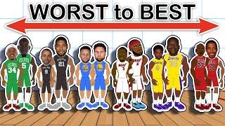 All-Time NBA Duos ranked from WORST to BEST!