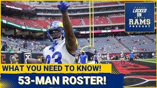 Rams 53-Man Roster Revealed, Ernest Jones Replacement, Kyren Williams to Return Punts, Takeaways!