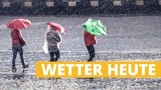 Wetter heute: Tief erreicht uns mit Regen und Wind