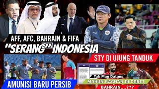 Indonesia Di Serang Bahrain, AFC & FIFAShin Tae Yong Di Ujung TandukPemain Baru Persib