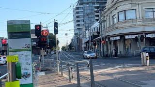 MELBOURNE Tram Trip Route 59 MOONEE PONDS - FLINDERS ST Pt 1 2023 4K