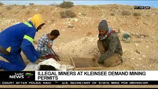 Kleinsee illegal miners demand permits