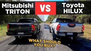 Drag Race: 2024 Mitsubishi Triton vs Toyota HiLux – 0-100 & comparison