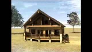 The Albany: Solar Powered Log Home