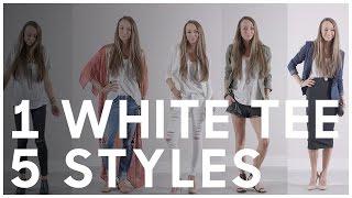 A White Tee Styled 5 Ways - Secrets Of A Stylist