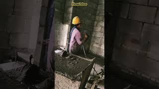 Wall Spray #constructionlife #construction #viral #trending  #shorts #cement #concrete #ytshorts