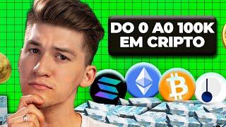 Do 0 aos 100 MIL EM CRIPTO | Carteira Cripto do Zero Com R$1000