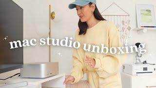  Mac Studio Unboxing & Setup | thoughts, apps, customization