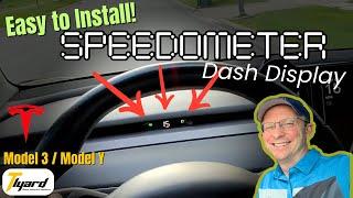 This Tesla Speedometer Display is Super Easy to Install!