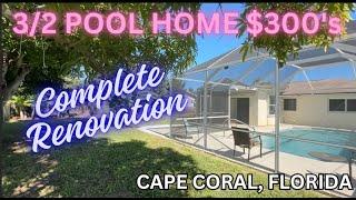 3/2 POOL HOME IN THE $300's | CAPE CORAL, FL (#176)