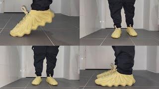 Adidas Yeezy 450 Sulfur On Feet