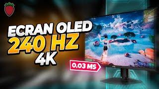 ECRAN MSI OLED GAMING LE PLUS REACTIF QUE J'AI TESTE SUR FORTNITE - 0,03 MS , 240 HZ , 4K 