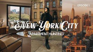 NYC APARTMENT HUNTING 2024 | MANHATTAN and BROOKLYN | 4 apartments tours with prices |  Episode 1