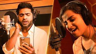 SIMBU, SIVAANGI பாடிய MACHI SONG  MAKING VIDEO | Mayan | STR