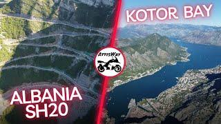 Albanien Die berühmte Straße SH20, Theth-Nationalpark, Bucht von Kotor, Motorradtour zum Balkan 2022