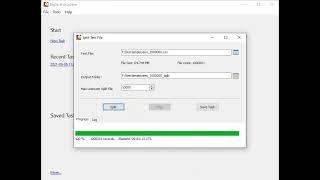 Split large CSV file in windows