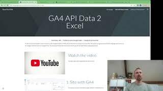 Google Analytics 4 API - get report Data and export to an Excel file with Python script