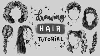 How To Draw Hair | Tutorial