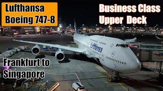 Trip Report: Lufthansa Business Class 747 to Singapore