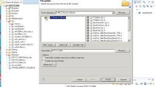 SW4STM32 import from filesystem copy to   1