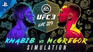 EA Sports UFC 3 - UFC 229 Simulation: Khabib VS McGregor | PS4