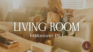 MUCH NEEDED Living Room Makeover With ANTIQUES Pt. 1