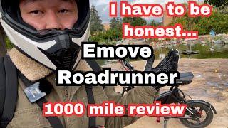 My Honest Thoughts: Emove Roadrunner 1000 Mile Full Review- 35 mph Electric Mini Bike Moped E-bike