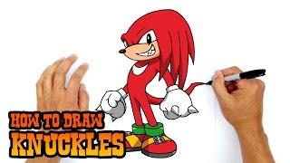 How to Draw Knuckles | Sonic the Hedgehog