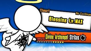 Defeating Divine Archangel Exiel! (Battle Cats)