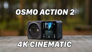 DJI Osmo Action 2 4k 120FPS Random shot Cinematic Video Test