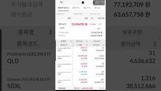 250611 내 미국주식 현황 #미국주식 #qld #soxl #sso #spy #etf #나스닥 #미국주식