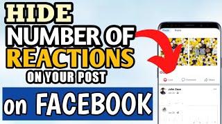 HOW TO HIDE NUMBER OF REACTIONS ON YOUR POST ON FACEBOOK 2023 | HIDE NUMBER OF REACTIONS ON FB POST