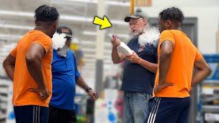 Blowing Smoke In Strangers Face!