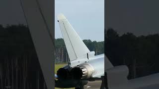 Eurofighter Typhoon takeoff credits @Franky060185 #eurofighter #fighterjet #aviation #shorts