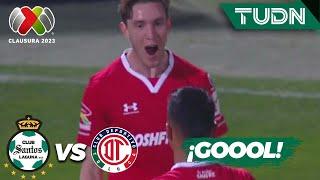 ¡YA ES GOLEADA! Marcel Ruiz firma el 0-3 | Santos 0-3 Toluca | CL2023 - Liga Mx J7 | TUDN