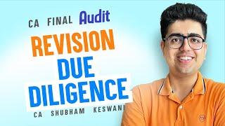 Due Diligence Revision with QB | CA Final Audit | CA Shubham Keswani (AIR 8)