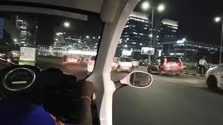 A Ride in ZBee electric Car - A view of Cyber City