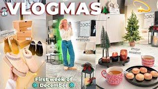 VLOGMAS 1️ Наши Рабочие Будни, Обновляю Косметичку, Делаю Адвент для МУЖА, Новые UGG, Распаковки!