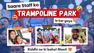 Riddhi ne ki Trampoline Park me bahut Masti ️ | Trampoline Park in Delhi | Trampoline Park Vlog