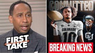 FIRST TAKE | I'm wrong about Deion - Stephen A on Coach Prime lands 5-star Julian Lewis for Colorado