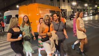 A busy Friday Night In brussels, what happens after party – Brussels nightlife walking tour [4K]