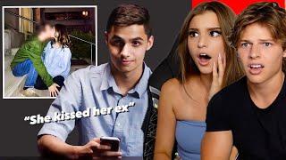 Reacting to Couples going through Each others Phones