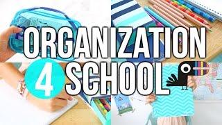 How To Be Organized This School Year!