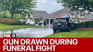 Wisconsin funeral fight, gun drawn, 5 arrested: police | FOX6 News Milwaukee