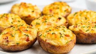 Easy Loaded Potato Skins Recipe