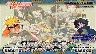 Naruto: Ultimate Ninja Opening and All Characters (PS2)