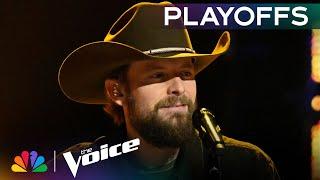 Jake Tankersley Dedicates Cody Johnson's "The Painter" to His Wife and Family | Voice Playoffs | NBC