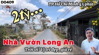 Nhà vườn Long An giá rẻ | tp HCM 45p | Nhà vườn 365 Bình Chánh | D0409